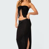 Milan Slitted Maxi Skirt