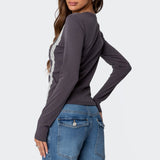 Frenchy Long Sleeve T Shirt
