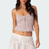 Lacey Knit Tank Top