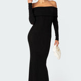 Susan Fold Over Maxi Dress