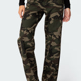 Aya Low-Rise Cargo Trousers
