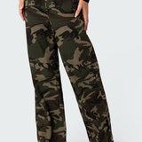Aya Low-Rise Cargo Trousers