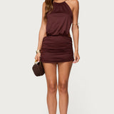 Anira Chain Backless Mini Dress