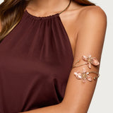 Blush Flower Arm Cuff