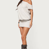 Dorie Off Shoulder Cut Out Mini Dress