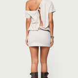 Dorie Off Shoulder Cut Out Mini Dress