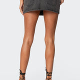 Chiara Denim Micro Skirt