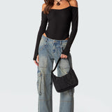 Model Off Duty Ribbed Bodysuit