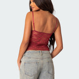 Eira Sheer Lace Tank Top