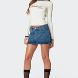 Chiara Denim Micro Skirt