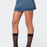 Chiara Denim Micro Skirt