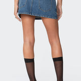 Chiara Denim Micro Skirt