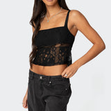 Gwyn Mixed Lace Top