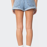 Rylin Low-Rise Denim Shorts