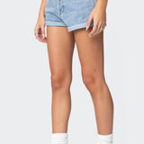 Rylin Low-Rise Denim Shorts
