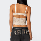 Charisma Sheer Lace Bra Top