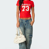 Westie Washed Low Rise Baggy Cargo Jeans