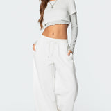 Kamari Low Rise Wide Joggers