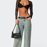 Lin Mesh Bra Top