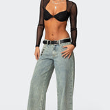 Lin Mesh Bra Top