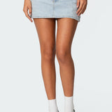 Chiara Denim Micro Skirt