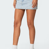 Chiara Denim Micro Skirt