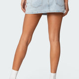 Chiara Denim Micro Skirt