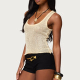 Eleora Sequin Knit Tank Top