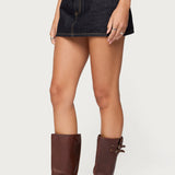 Camelia Denim Mini Skort