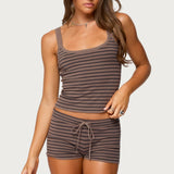 Lillian Striped Knit Tank Top