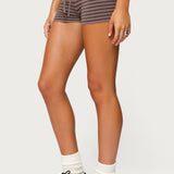 Lillian Striped Knit Shorts