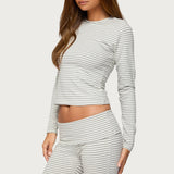Kaeli Stripey Long Sleeve T Shirt