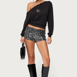 Nannie Off Shoulder Oversized Top