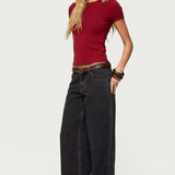 Daphney Ribbed T Shirt
