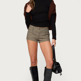 Saskia Fitted Ribbed Turtle Neck Top