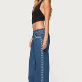Devon Lacey Pinstripe Halter Top
