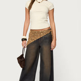 Oliana Ribbed Boat Neck T Shirt