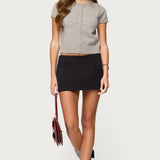 Coreen Button Up Knit Top
