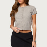 Coreen Button Up Knit Top