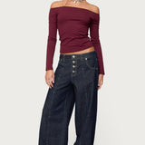 Katie Off Shoulder Long Sleeve Top