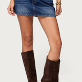 Chiara Denim Micro Skirt