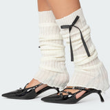 Ribbon Leg Warmers