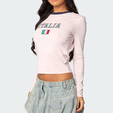 Italy Long Sleeve T Shirt