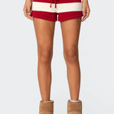 Riley Striped Knit Shorts