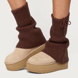 So Cosy Knit Leg Warmers