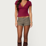 Merinda V Neck T Shirt