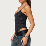 Georgey Rhinestone Bodysuit