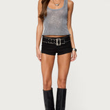 Eleora Sequin Knit Tank Top