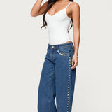 Teaghan V Neck Fitted Bodysuit