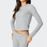 Sab Waffle Knit Top
